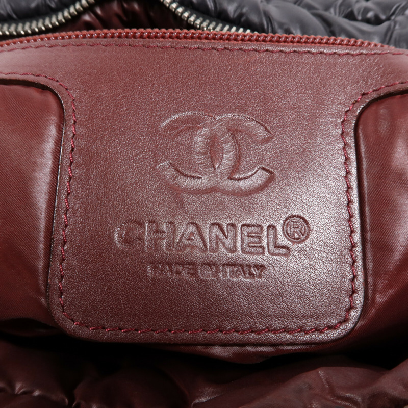 CHANEL 尼龍Coco Cocoon Messenger銀扣肩背袋-14