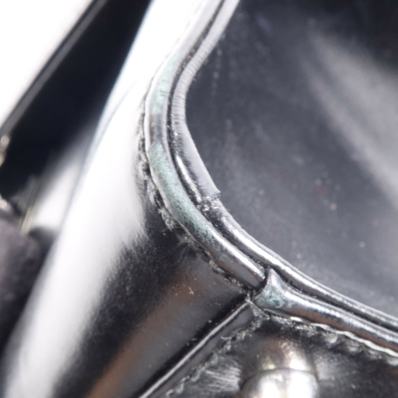 GUCCI 牛皮皮革Vintage Shoulder Bag銀扣肩背袋-11