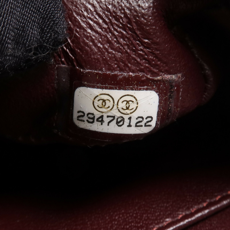 CHANEL 牛皮皮革Classic 23銀扣鏈帶肩背袋-5