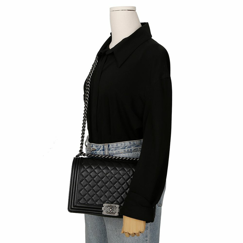 【包稅】CHANEL A92193 男童大單肩斜背包-11