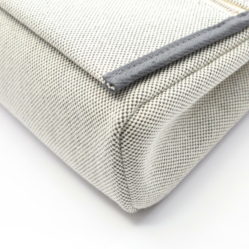 愛馬仕 Herbag Zip Mini 單肩包，帆布/Hunter 皮革，米色，二手-7