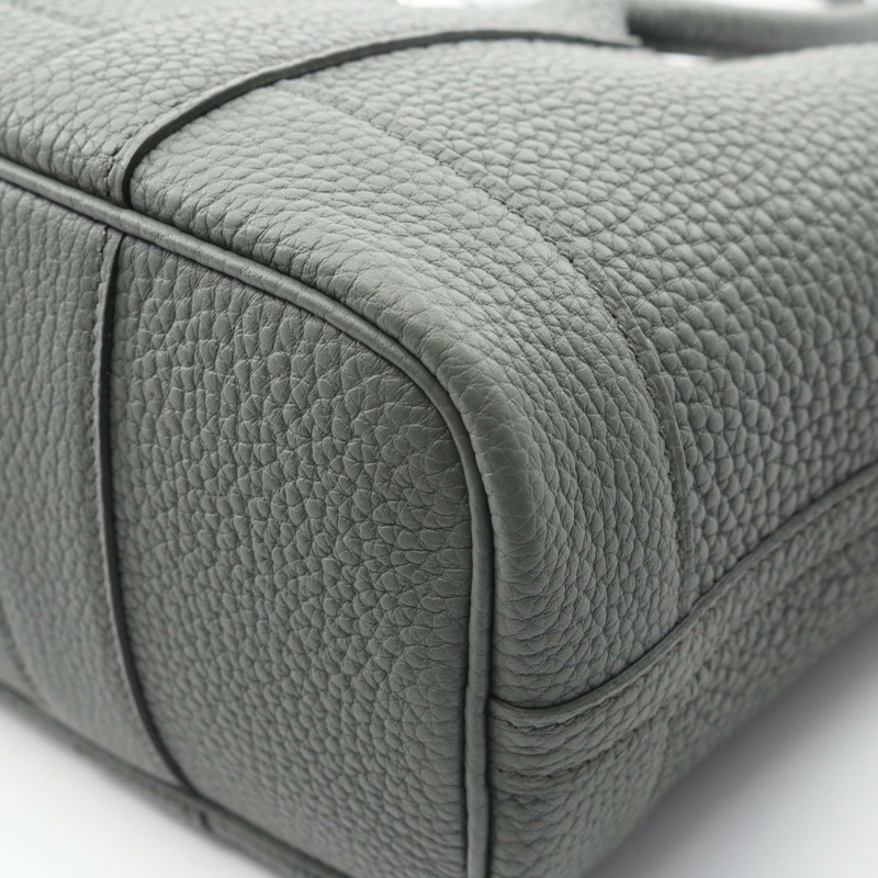 愛馬仕 Neo Garden 23 手袋 086422CK Negonda 皮革 杏仁綠 二手 附五金配件-5