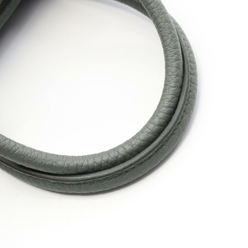 愛馬仕 Neo Garden 23 手袋 086422CK Negonda 皮革 杏仁綠 二手 附五金配件-6