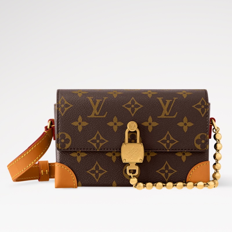 🈶25年購證 #近新閒置 #王鶴棣同款 Lv steamer鎖頭盒子斜挎包-5