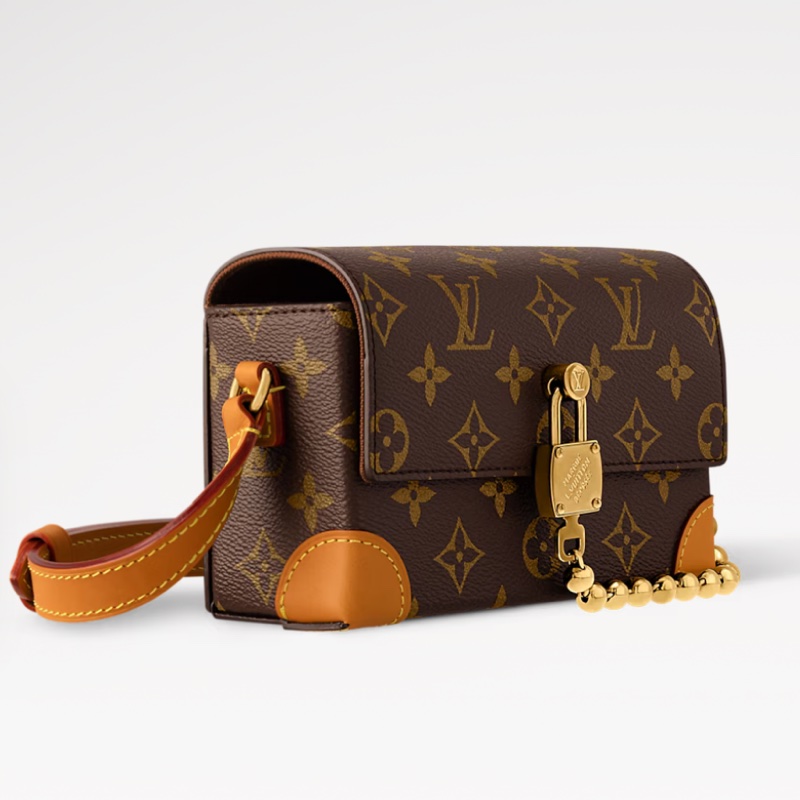 🈶25年購證 #近新閒置 #王鶴棣同款 Lv steamer鎖頭盒子斜挎包-7