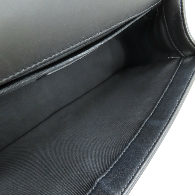 黑色 菱格紋 羊革 Boy 25 鍊帶 肩背包 【CHANEL 香奈兒】 A67086-5