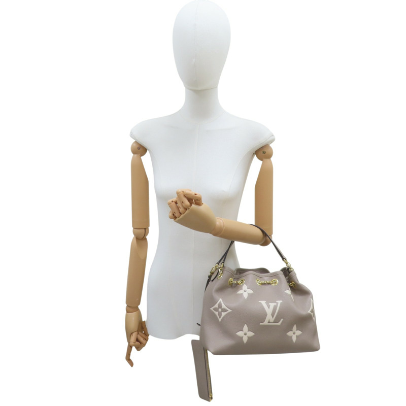 灰色 原花 牛皮 壓紋 Bundle 兩用包【LOUIS VUITTON LV 路易威登】 M25453-6