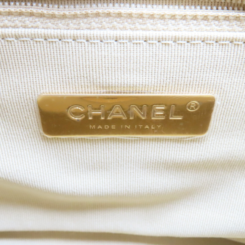 米色 羊皮 19 26CM 鍊帶 肩背包【CHANEL 香奈兒】 AS1160-7
