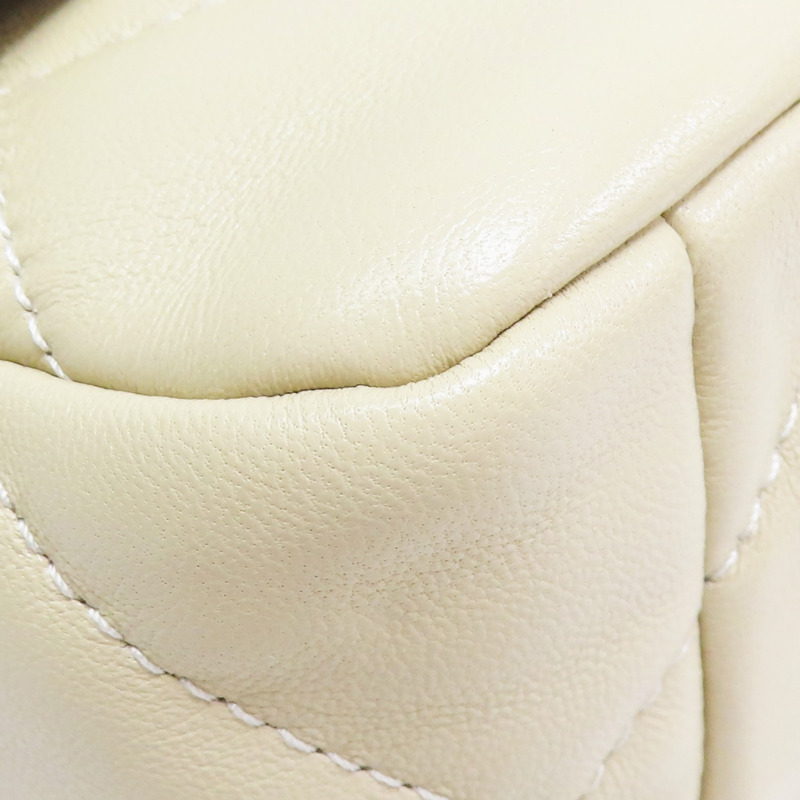 米色 羊皮 19 26CM 鍊帶 肩背包【CHANEL 香奈兒】 AS1160-10