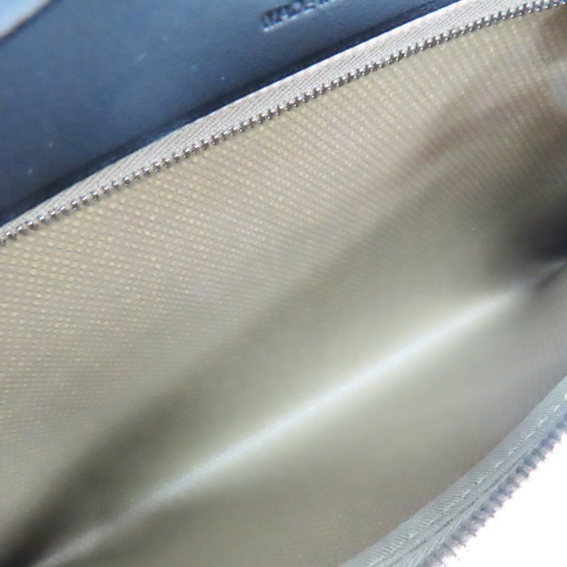 黑色 Vache Hunter牛皮 綠色帆布 Herbag 31 兩用包 Z刻【HERMES 愛馬仕】-6