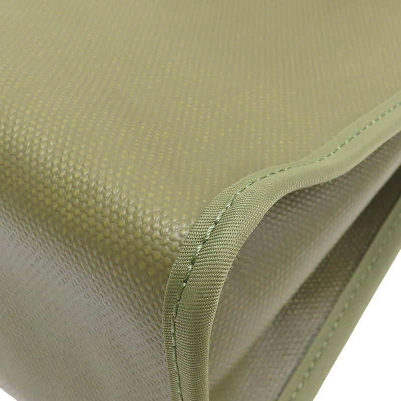 黑色 Vache Hunter牛皮 綠色帆布 Herbag 31 兩用包 Z刻【HERMES 愛馬仕】-13