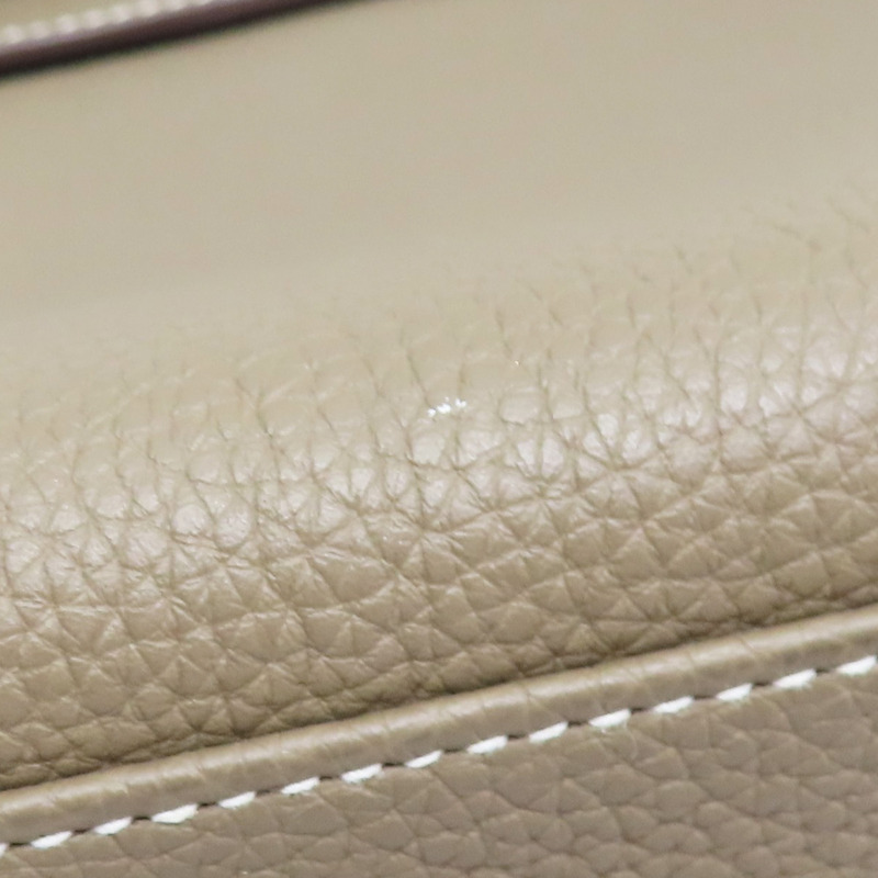 大象灰 TOGO牛皮 Kelly 28 凱莉包 兩用包 Y刻 金扣【HERMES 愛馬仕】-11