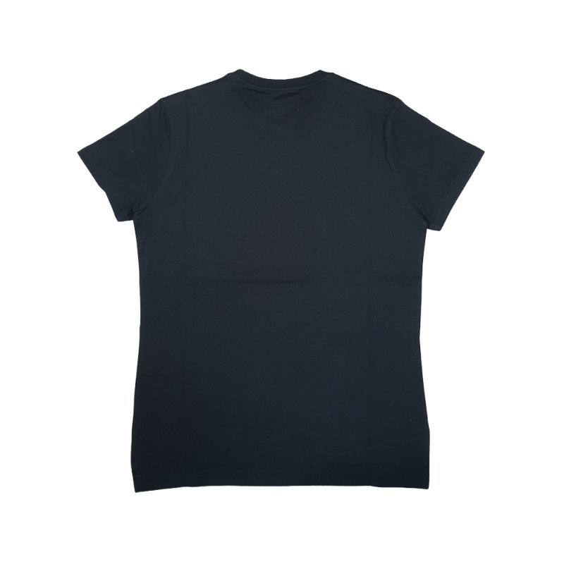 Vivienne Westwood 棉質彩色刺繡星球logo圓領女短T(黑)-1