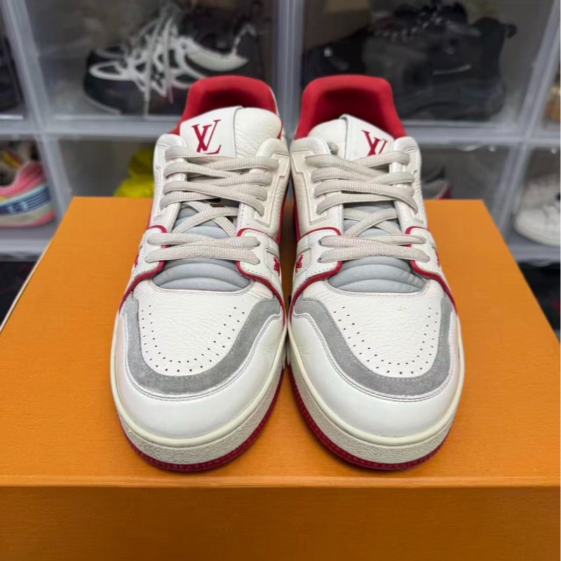 LOUIS VUITTON Trainer #54白红41碼-2