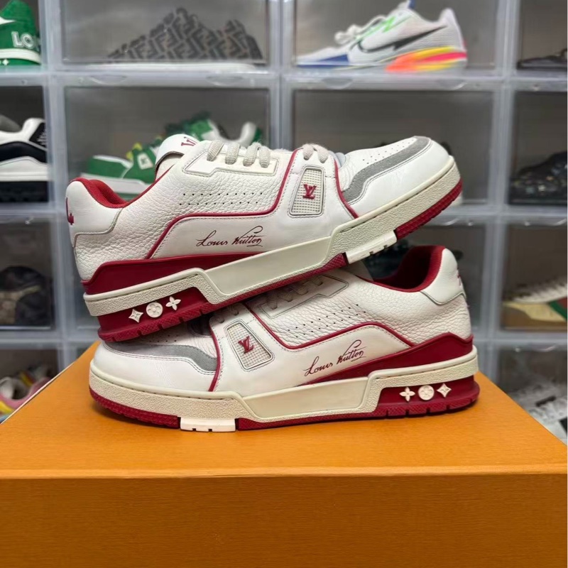 LOUIS VUITTON Trainer #54白红41碼-3