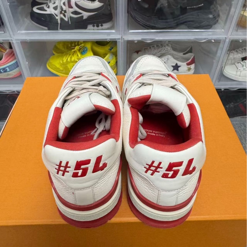 LOUIS VUITTON Trainer #54白红41碼-5