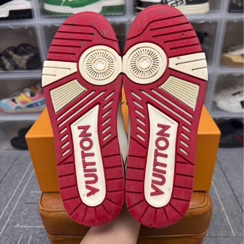 LOUIS VUITTON Trainer #54白红41碼-8