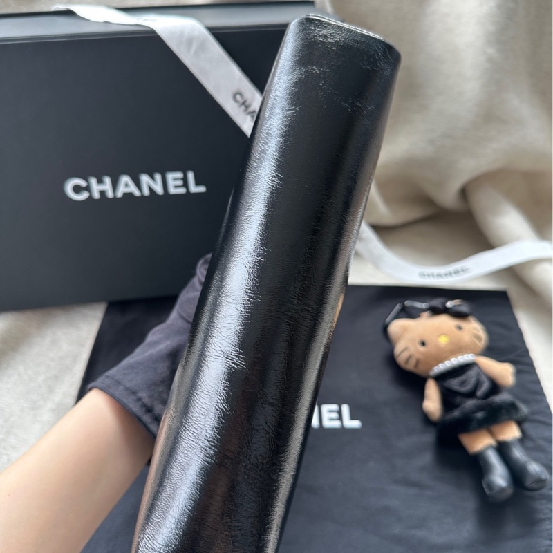【配件：小票 防塵袋 💕】Chanel 25k 31bag mini  黑金 黑色 金扣 油蠟皮 鏈條可拆卸 手提 單肩 斜挎-4
