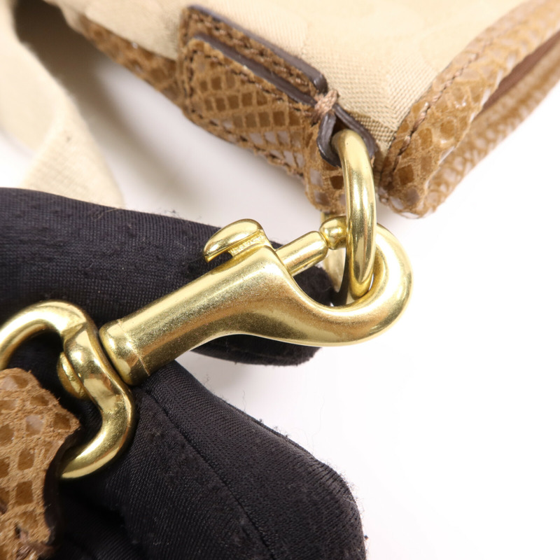 COACH 帆布Shoulder Bag金扣肩背袋-13