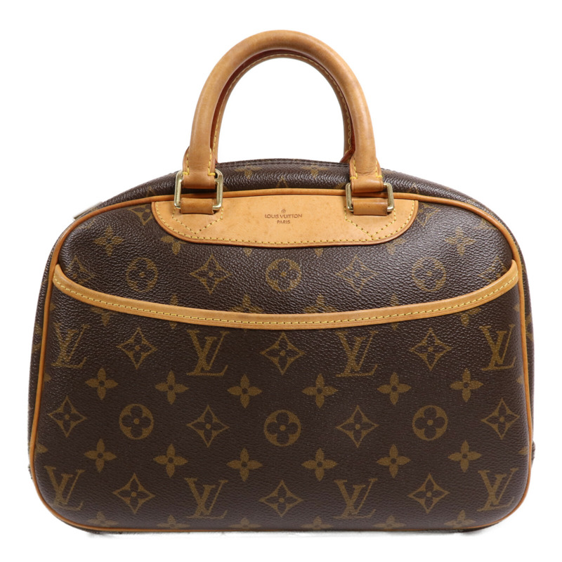 LOUIS VUITTON Monogram Trouville PM金扣手挽袋-0