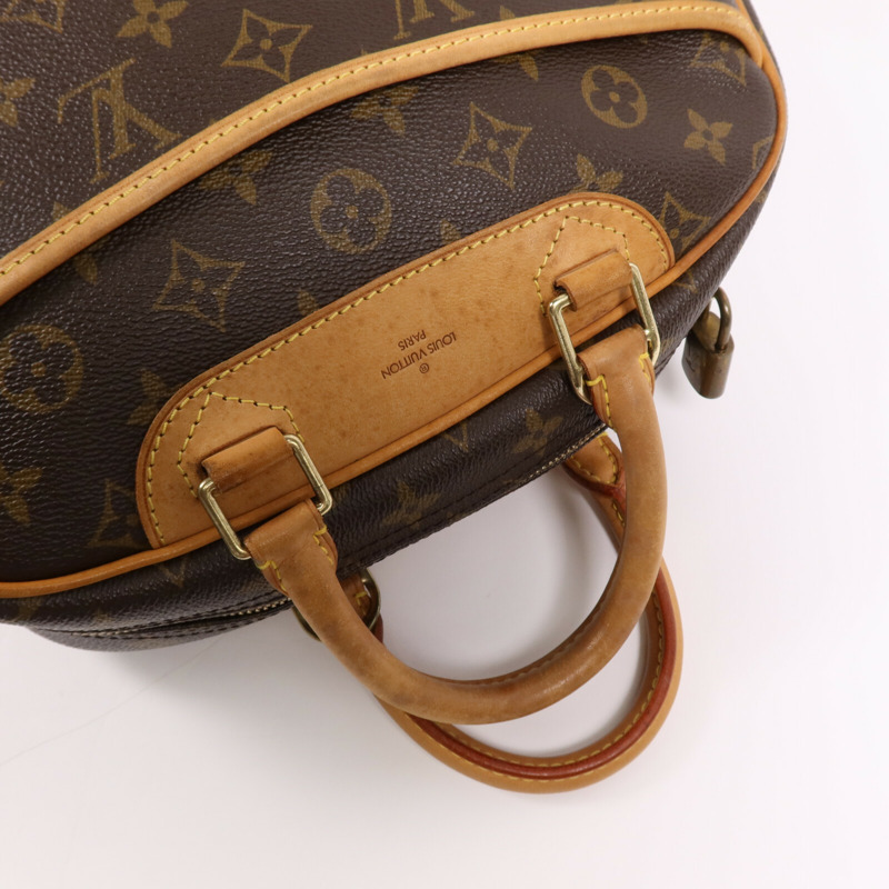 LOUIS VUITTON Monogram Trouville PM金扣手挽袋-7