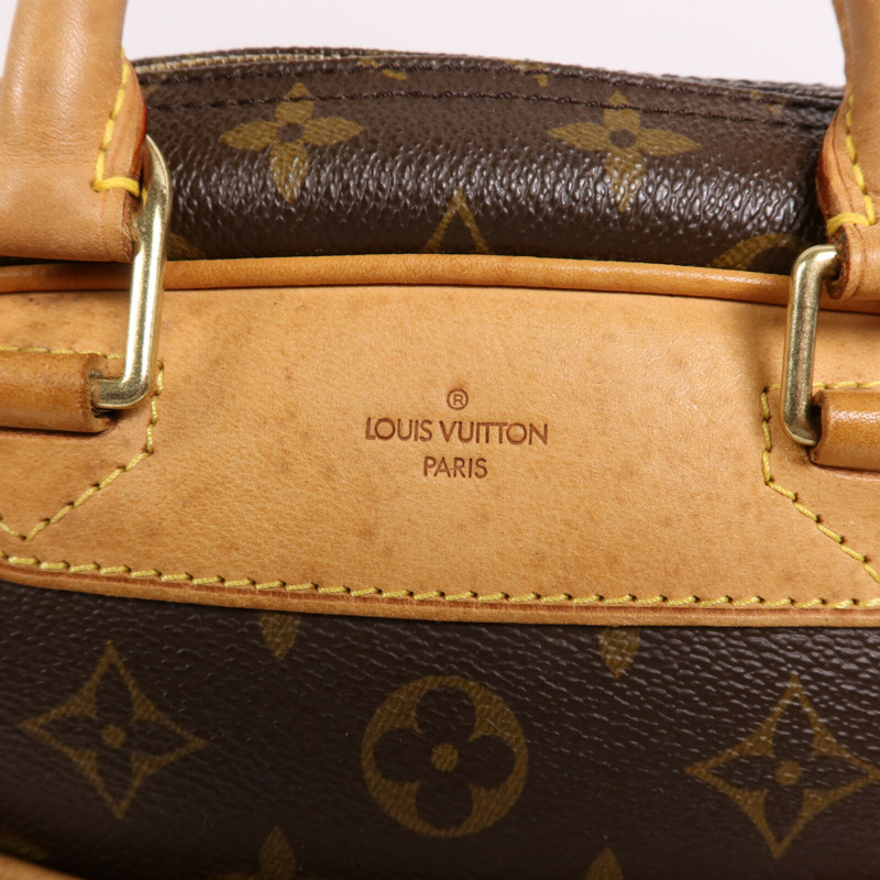 LOUIS VUITTON Monogram Trouville PM金扣手挽袋-9