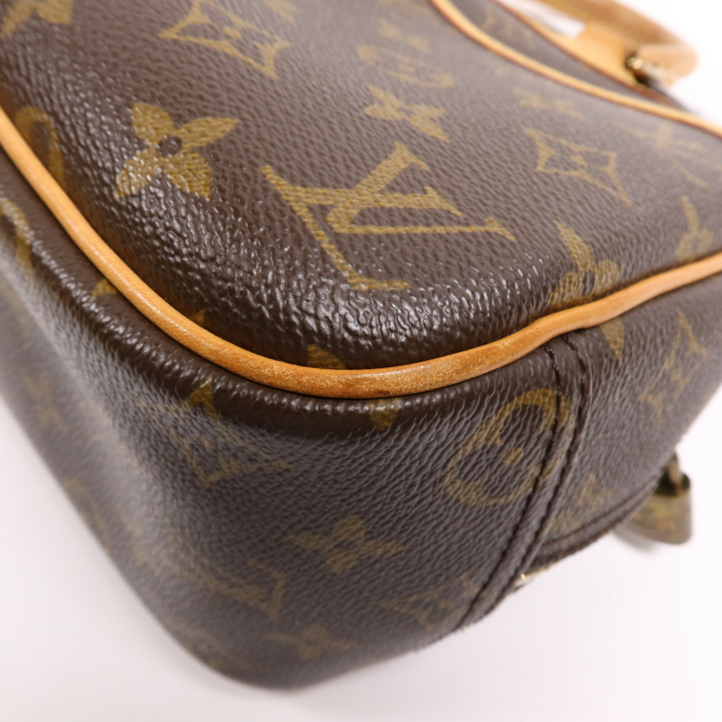LOUIS VUITTON Monogram Trouville PM金扣手挽袋-14