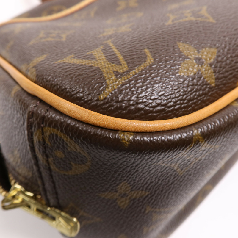 LOUIS VUITTON Monogram Trouville PM金扣手挽袋-15