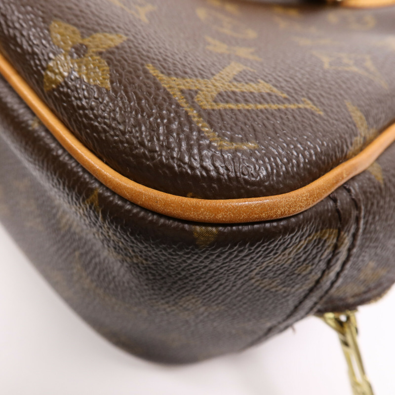 LOUIS VUITTON Monogram Trouville PM金扣手挽袋-16