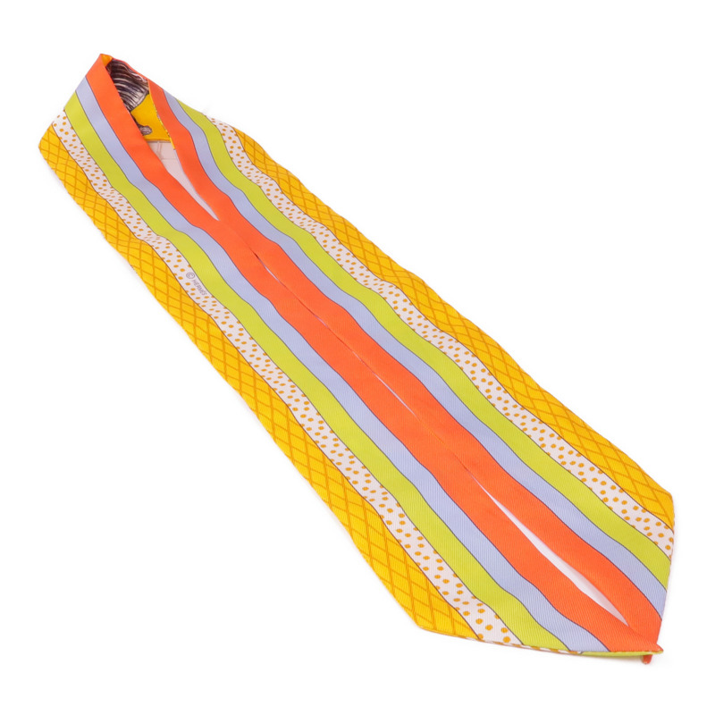 HERMES 絲質Twilly絲巾-3