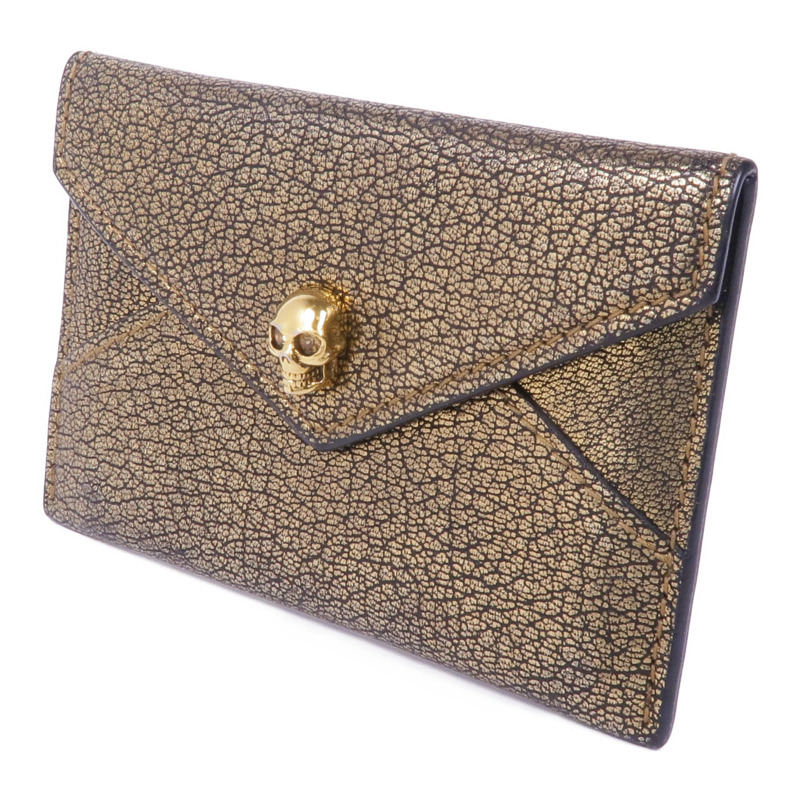 Alexander McQueen 牛皮皮革Card Case金扣卡片套-2