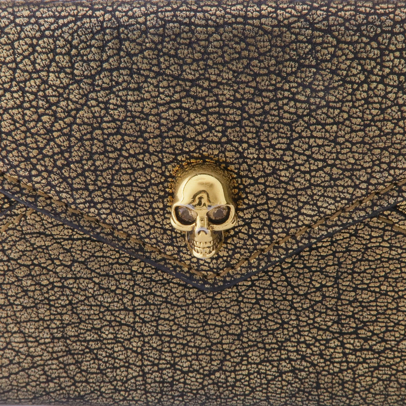 Alexander McQueen 牛皮皮革Card Case金扣卡片套-6