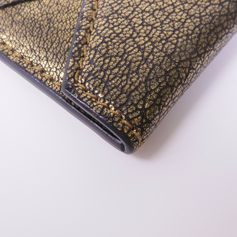 Alexander McQueen 牛皮皮革Card Case金扣卡片套-9