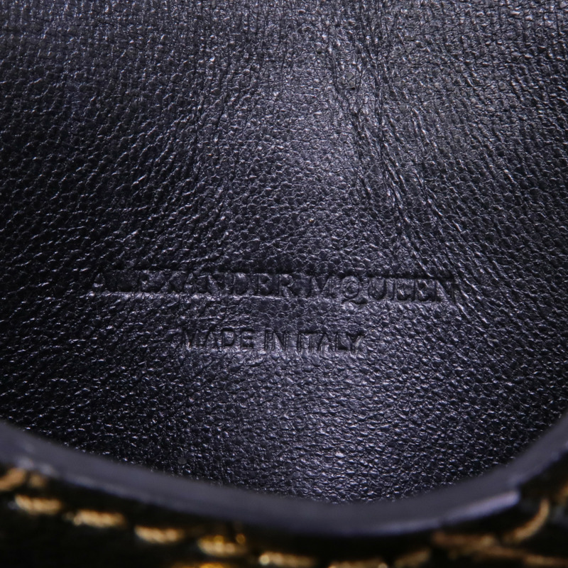Alexander McQueen 牛皮皮革Card Case金扣卡片套-12