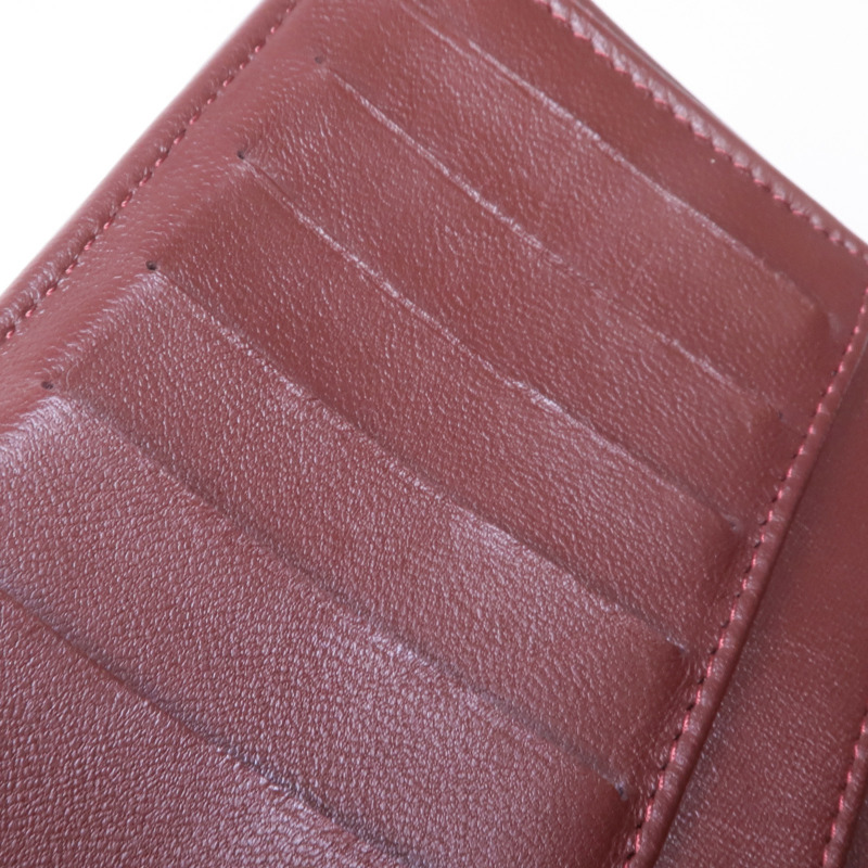 CHANEL 羊皮皮革Long Wallet銀扣長錢包-16