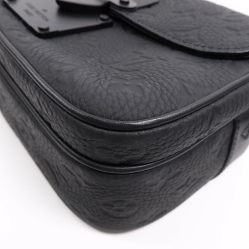 LOUIS VUITTON Monogram Taurillon S Lock肩背袋-4