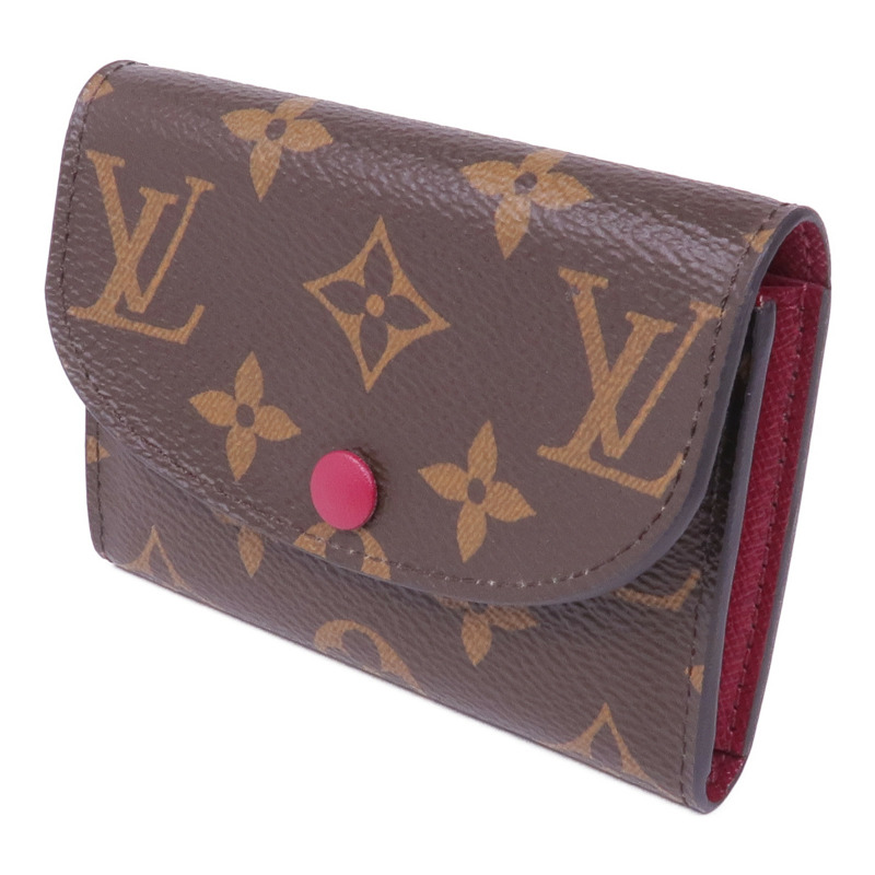 LOUIS VUITTON Monogram Rosalie金扣零錢包-2