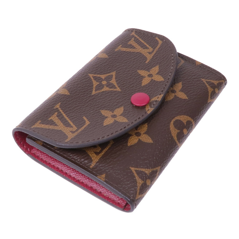 LOUIS VUITTON Monogram Rosalie金扣零錢包-3