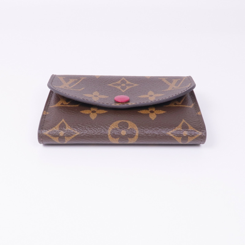 LOUIS VUITTON Monogram Rosalie金扣零錢包-5