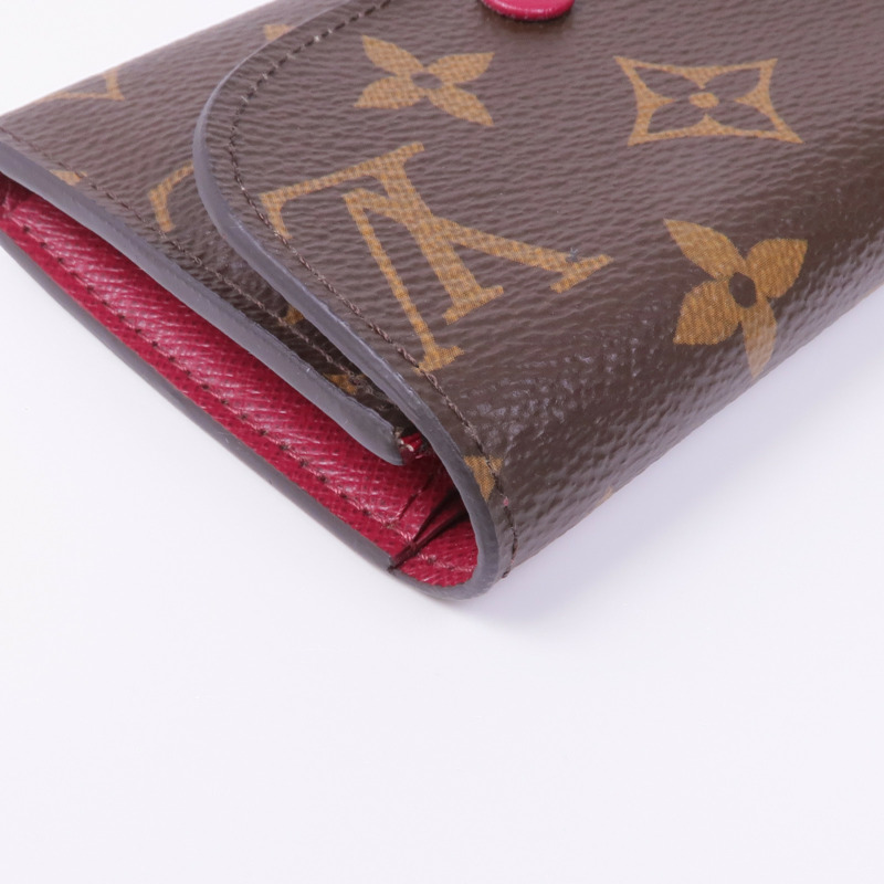 LOUIS VUITTON Monogram Rosalie金扣零錢包-8
