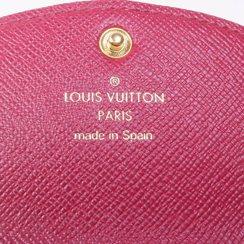 LOUIS VUITTON Monogram Rosalie金扣零錢包-13