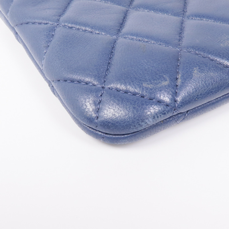 CHANEL 羊皮皮革Coin Purse銀扣零錢包-5