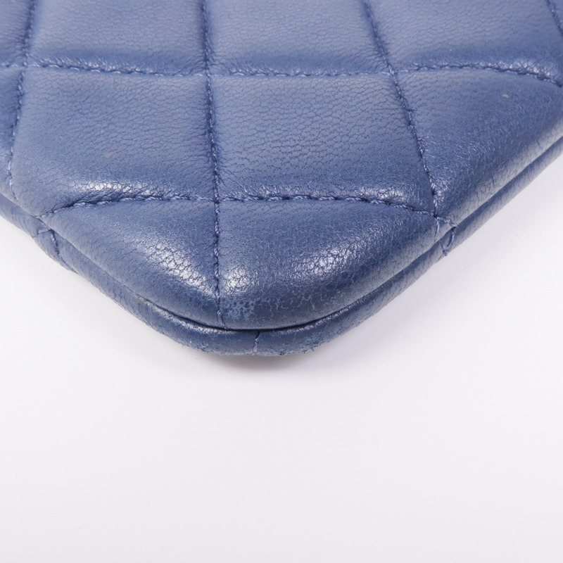 CHANEL 羊皮皮革Coin Purse銀扣零錢包-7