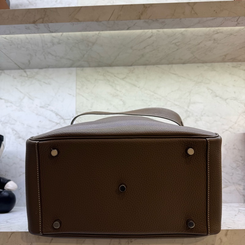 HERMES LINDY30大象灰銀鈕/A-3