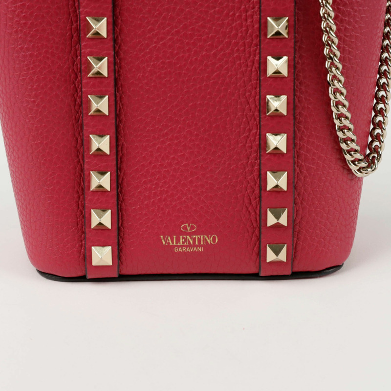 VALENTINO XW0P0X90 鉚釘鏈條手提單肩包-1