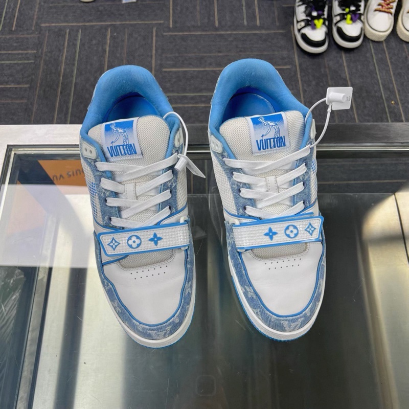 Louis Vuitton LV Trainer Low “Monogram Denim Blue-0