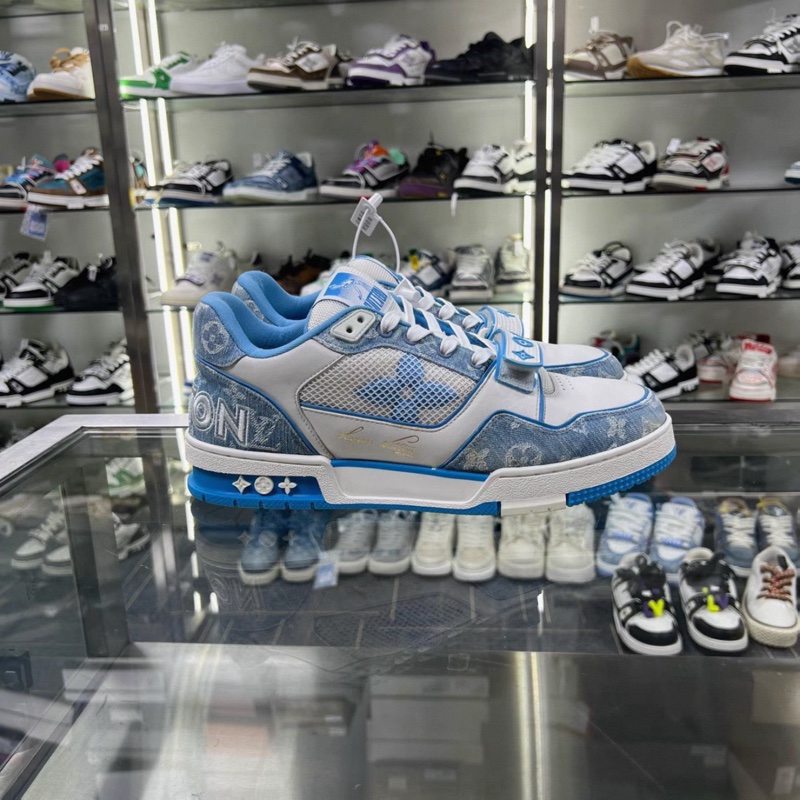 Louis Vuitton LV Trainer Low “Monogram Denim Blue-1