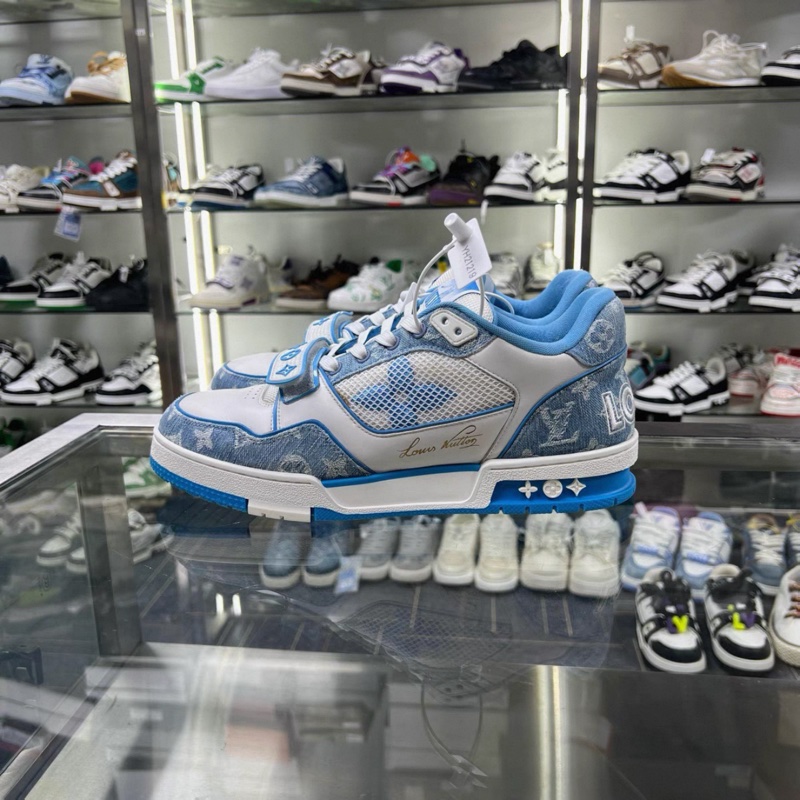 Louis Vuitton LV Trainer Low “Monogram Denim Blue-2