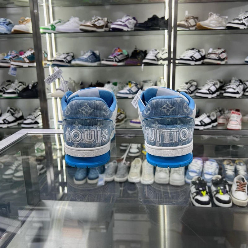 Louis Vuitton LV Trainer Low “Monogram Denim Blue-4