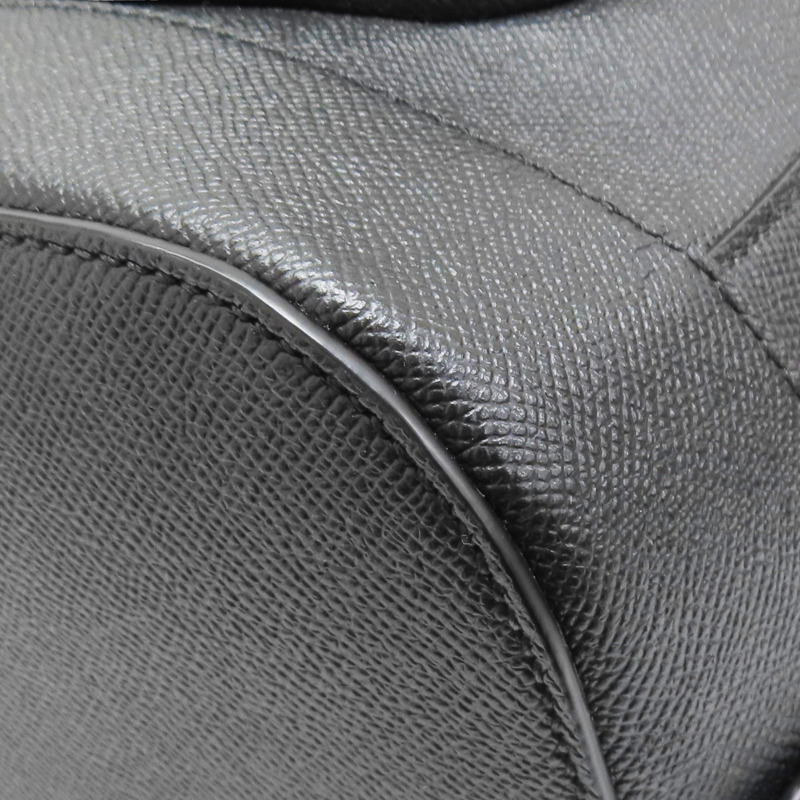 黑色 牛皮 PVC塗層帆布 後背包【BURBERRY 巴寶莉】-10